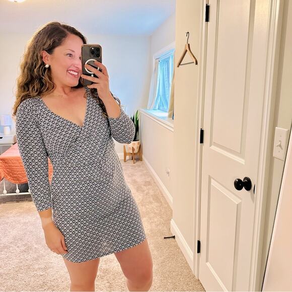 Boden Dresses & Skirts - Boden Blue Printed Sexy Cotton Mini Dress XSP